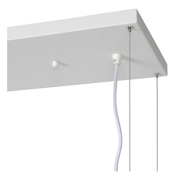 Lucide MIRAVELLE - Lámpara colgante - 6xGU10 - Blanco - detalle 2